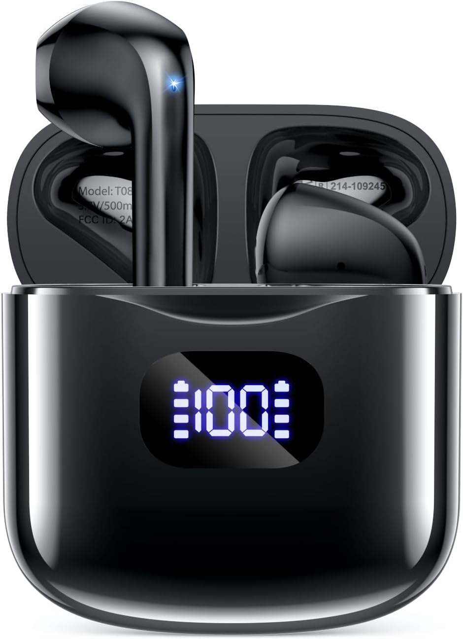 40Hrs Playback Wireless Earbuds, Waterproof Sport Headphones - KTGEE