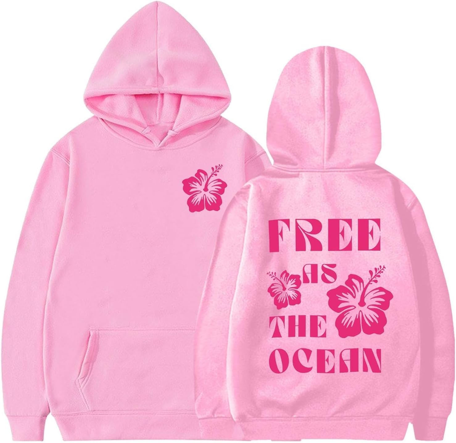 Pink Y2K Graphic Sweatshirt for Teens