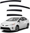 Window Visors Rain Guards for 2010-2015 Prius - Dark Smoke Vent Shades