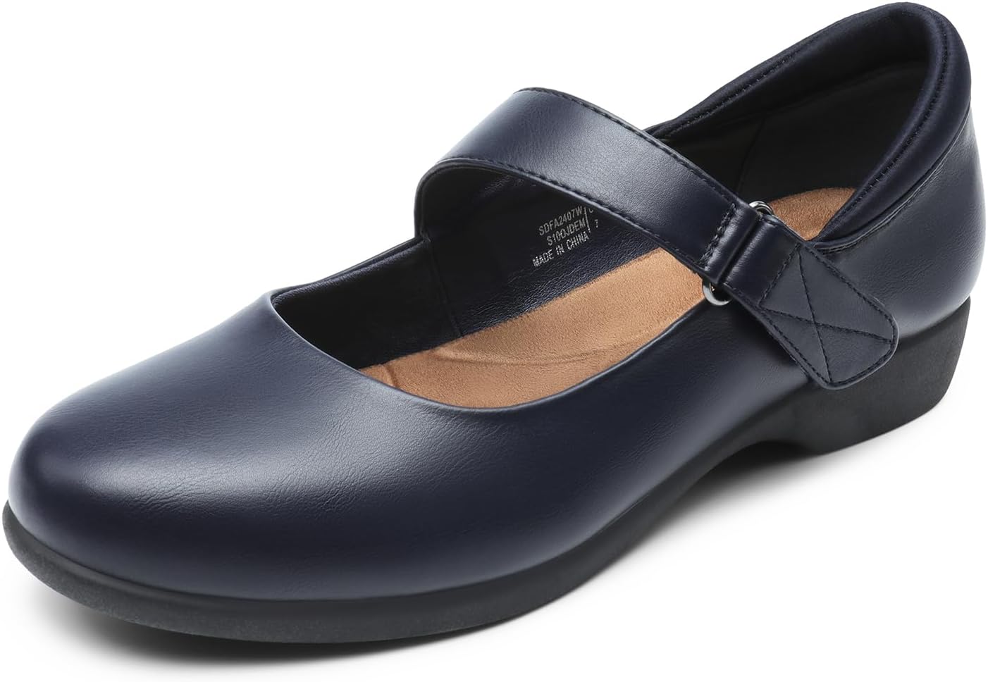 Comfortable Ballet Mary Jane Flats for Women with Ankle Strap