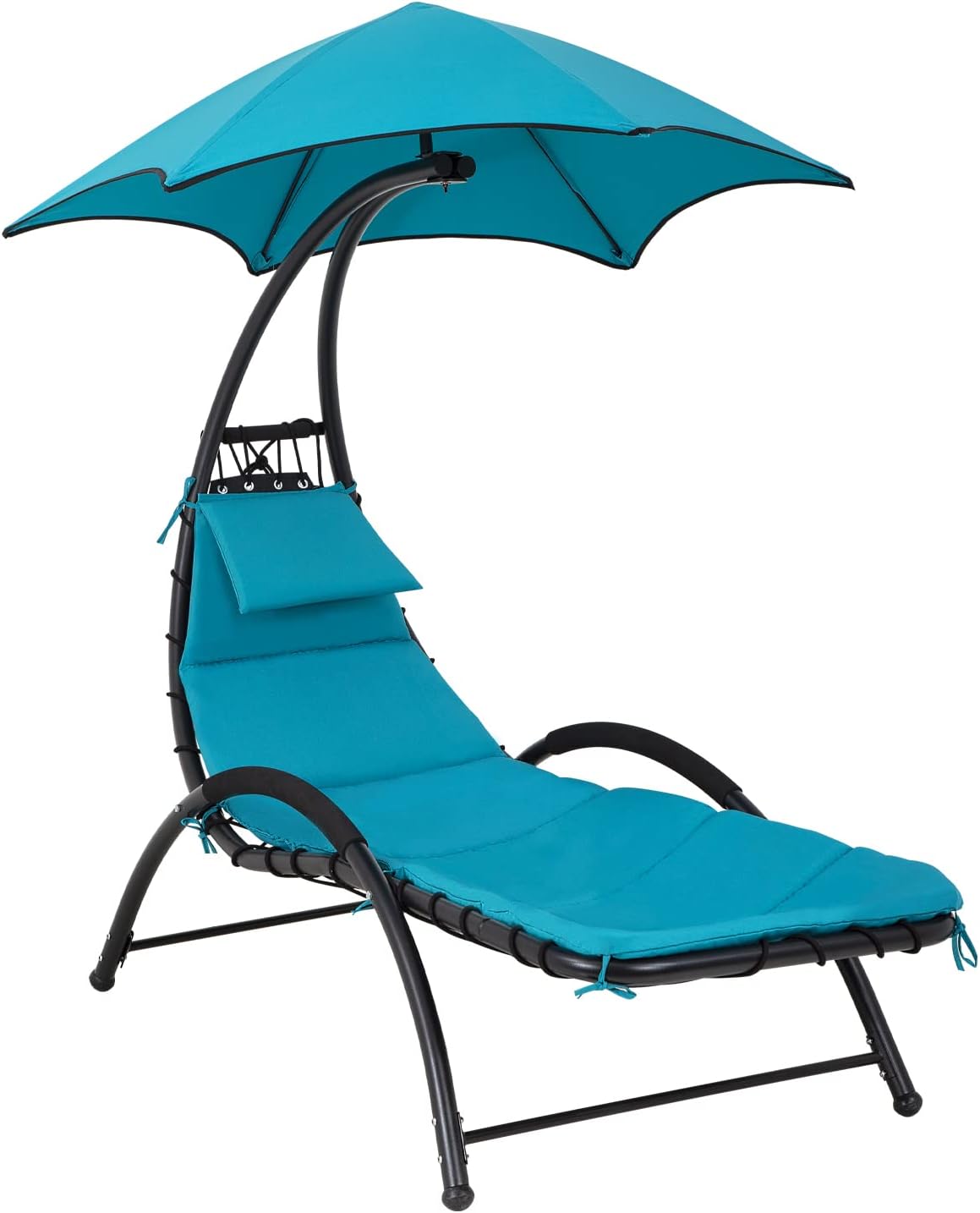 Swing Hammock Recliner with Waterproof Canopy - Relax in Style!