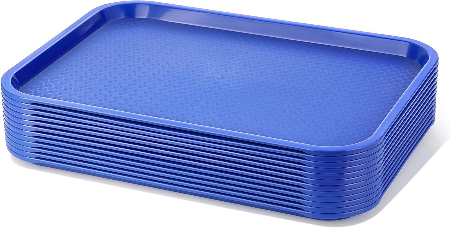 New Star Foodservice Fast Food Tray Set of 12 for Casual Dining