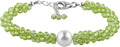 TWISTED-BRACELETS Sterling Silver and Gemstone Beaded Bracelet Set