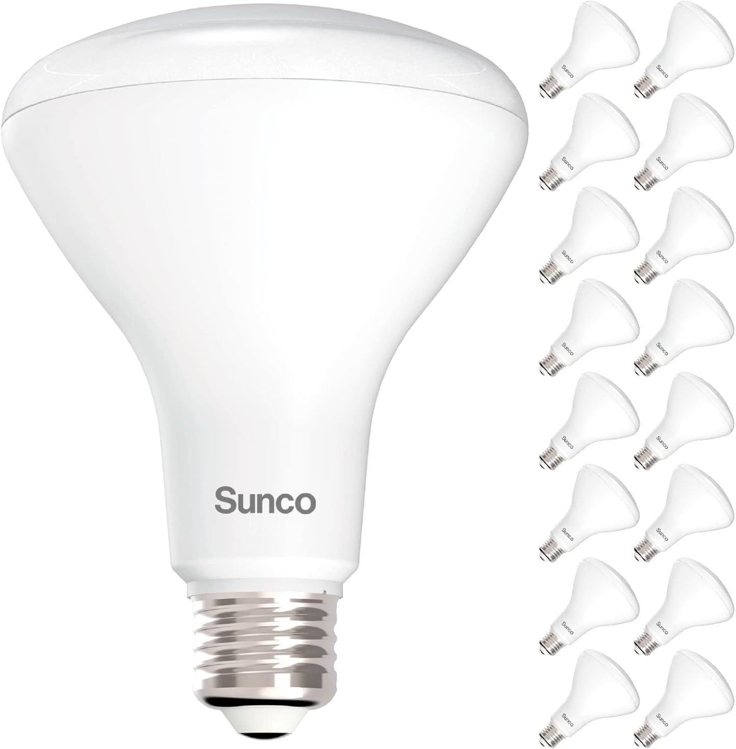 BR30 LED Light Bulbs by Sunco - Dimmable Indoor Flood Lights