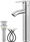 Vessel Sink Faucet Single Handle Tall Bathroom Faucet - Modern Polish