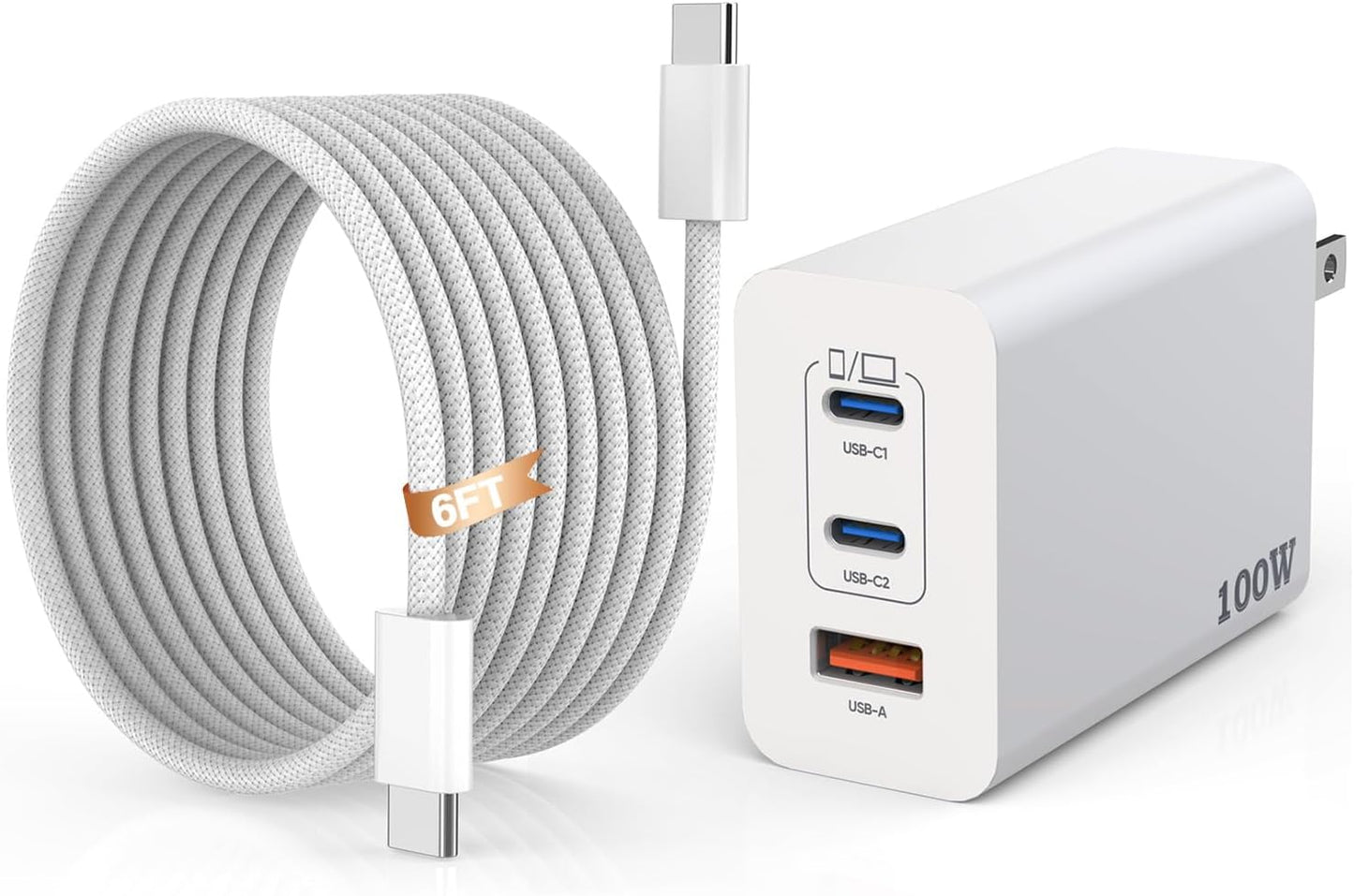 Fast Charge Any Device with UCCRIE 100W USB C Charger!