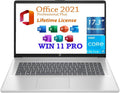 HP 17.3 in HD+ Business Laptop - Large Display, Office Included