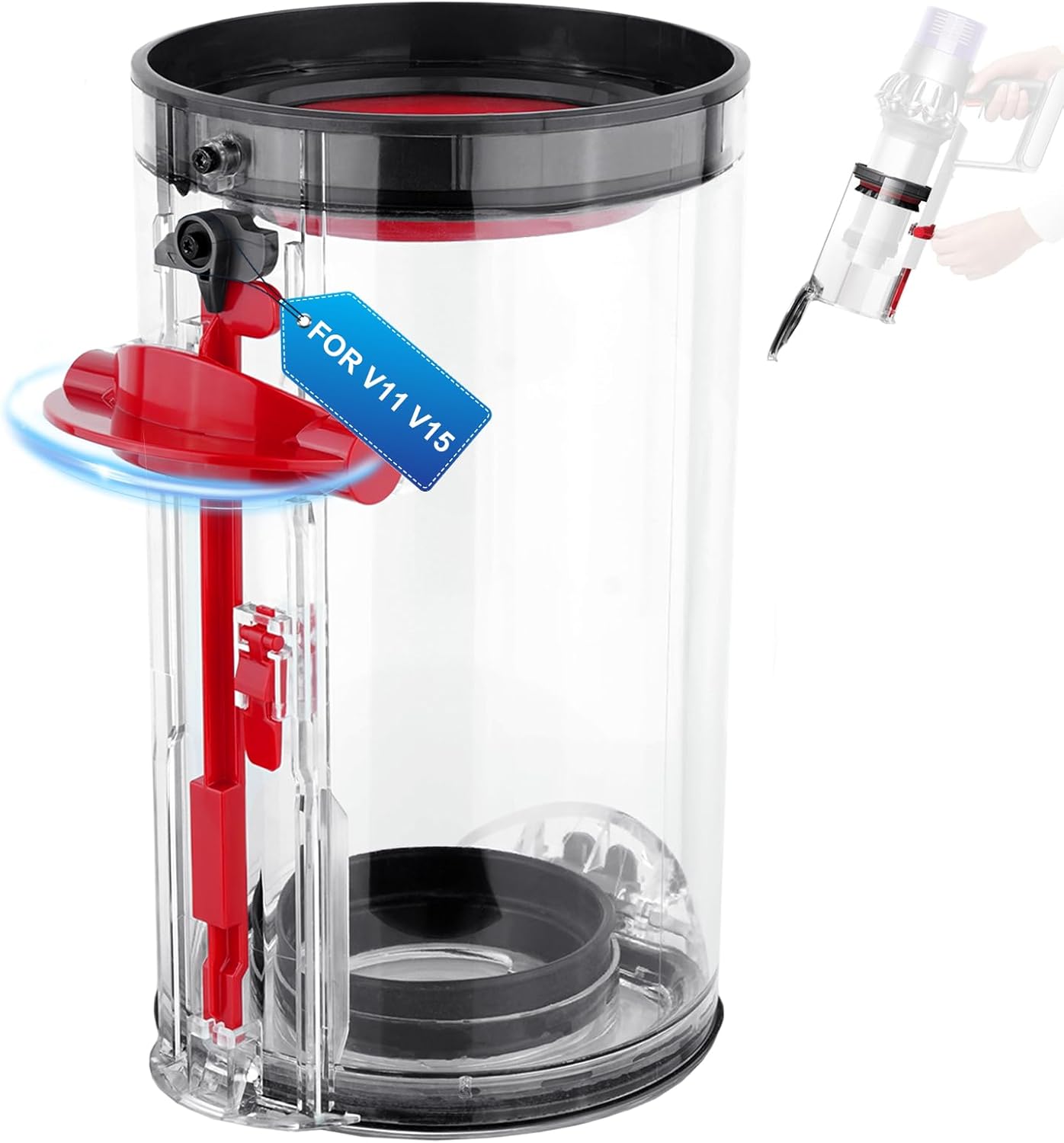 Dyson V11 V15 Vacuum Canister Replacement - PUREGUST
