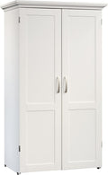 Craft & Sewing Armoire - Fold-Out Table and Power Strip Storage