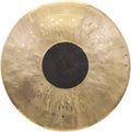 Chocolate Drop Gong with Mallet and Rope - Bright Tones for Yoga