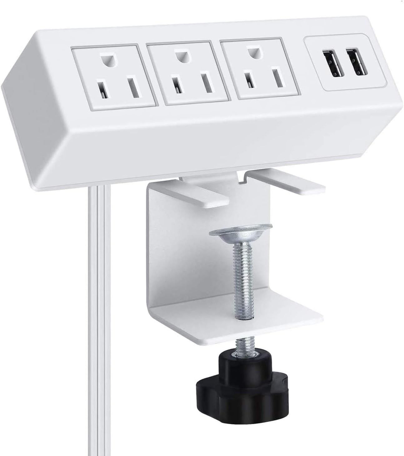Desk Clamp Power Strip for Efficient Charging