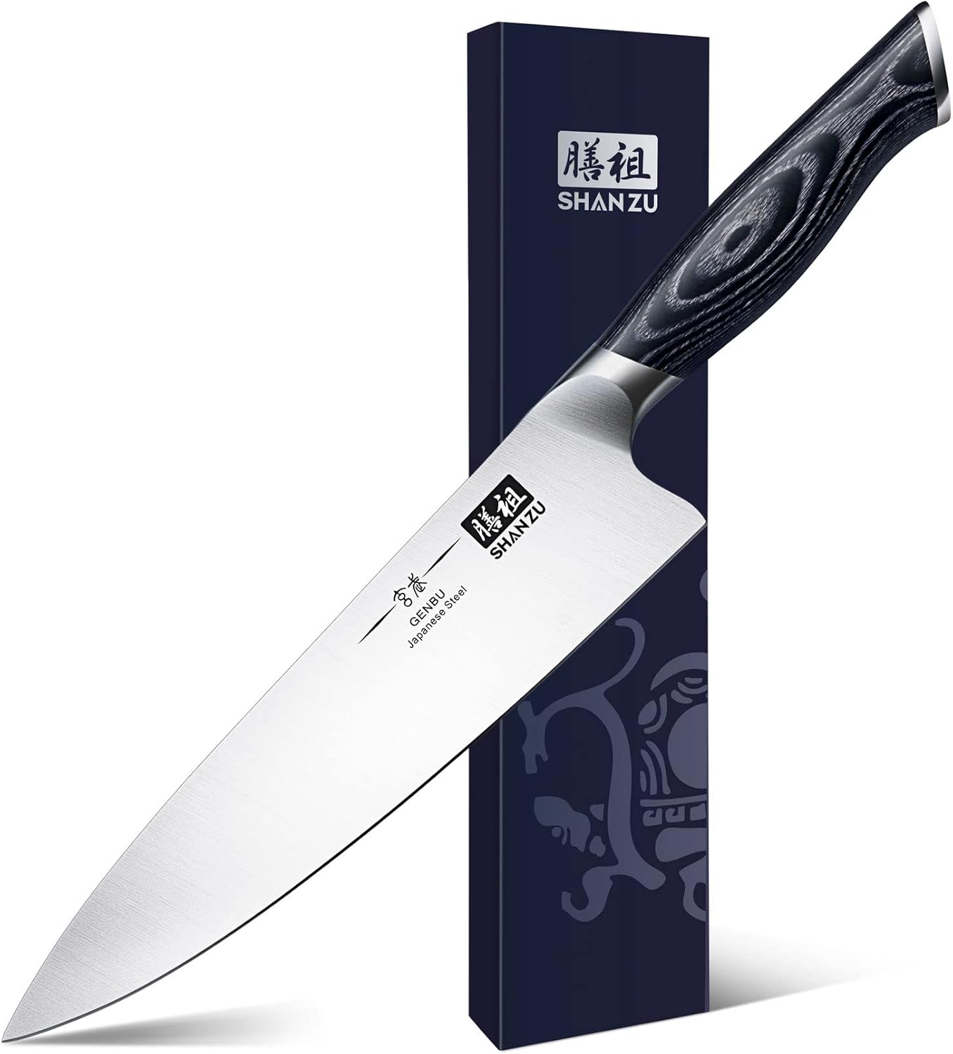 SHAN ZU 8 inch Japanese Chef Knife for Culinary Excellence