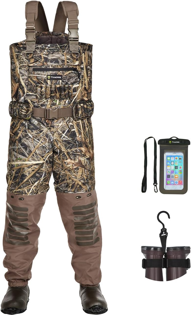 TIDEWE Breathable Chest Wader with Insulated Boots for Hunting