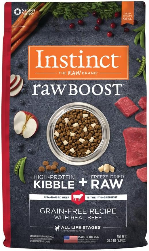 Instinct Raw Boost High Protein Grain Free Dog Food Review