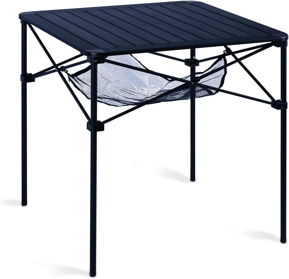 iClimb Lightweight Folding Square Table for Camping and BBQ