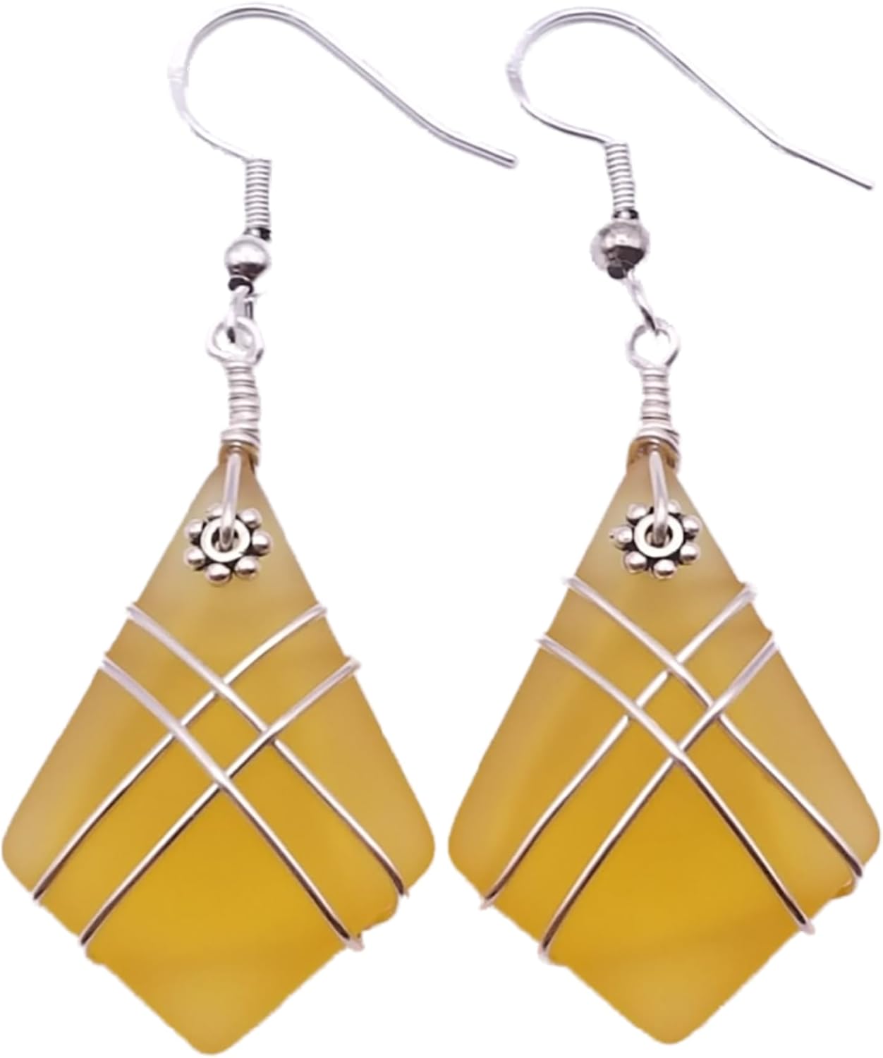 Handmade Sea Glass Earrings - Unique Hawaiian Jewelry Gift
