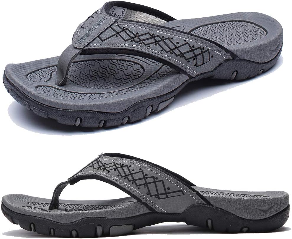 KIIU Mens Thong Sandals for Comfort and Durability Outdoors