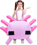 Cartoon Axolotl Inflatable Costume for Adults and Kids Fun