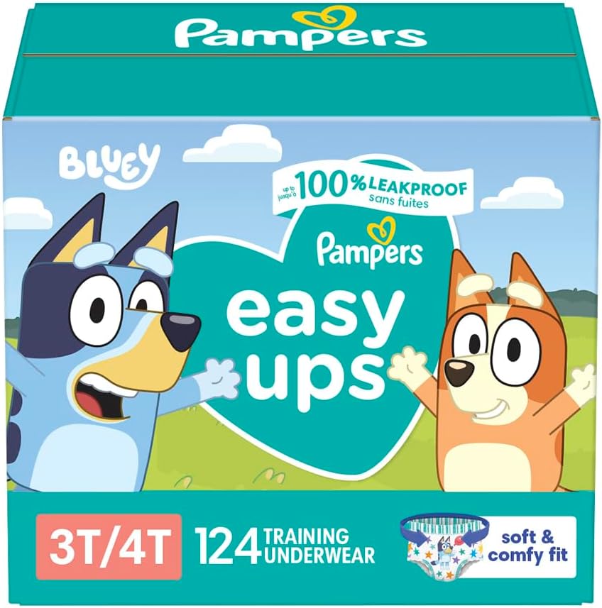 Pampers Easy Ups Training Pants for Boys & Girls - Size 3T-4T