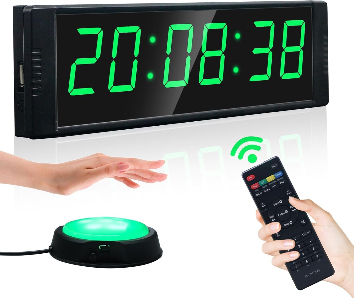 YZ Gym Clock: Versatile Timer for Home Gym with Remote Control