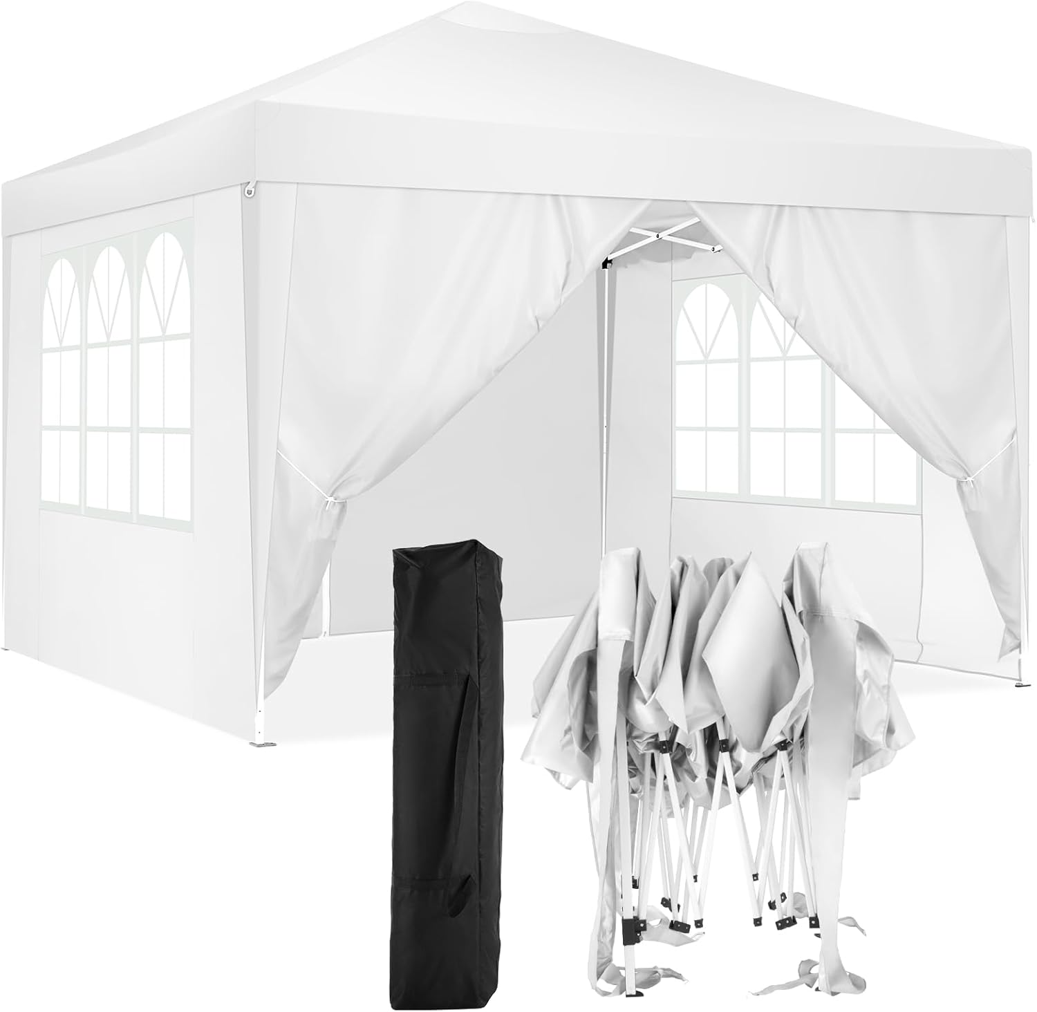 COBIZI 10x10 Pop Up Canopy - Waterproof & Portable