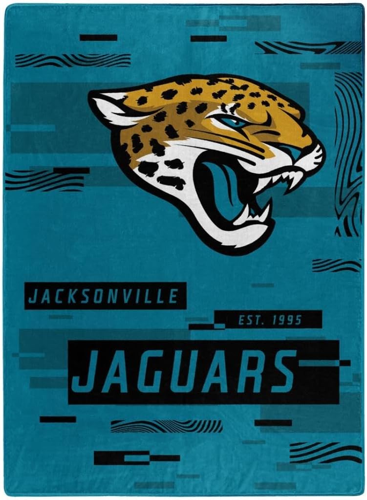 NFL Digitize Design Plush Raschel Throw Blanket for Fans