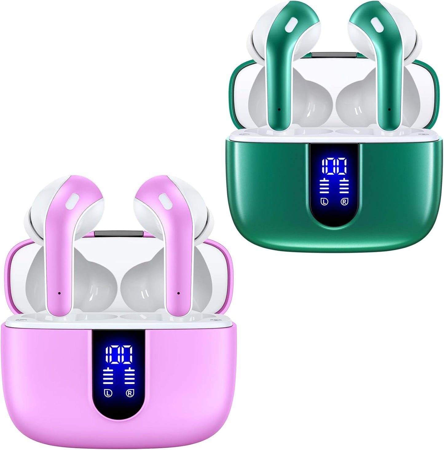 TAGRY True Wireless Earbuds: 60H Playback & Wireless Charging