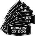 All Quality Fancy Beware of Dog Wall or Door Sign - Small 10 Pack