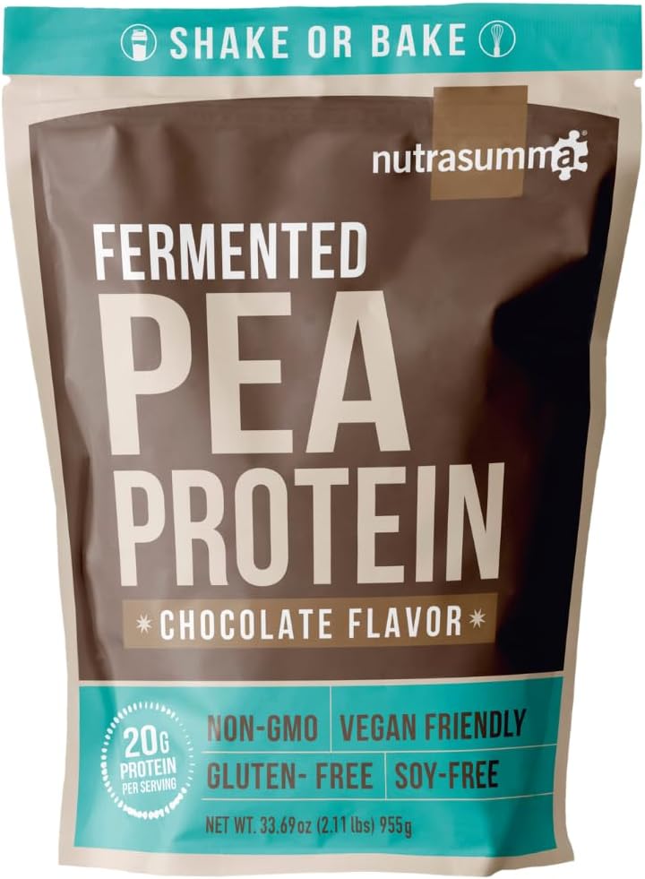 Nutrasumma Pea Protein Powder - Vegan Chocolate Flavor Delight
