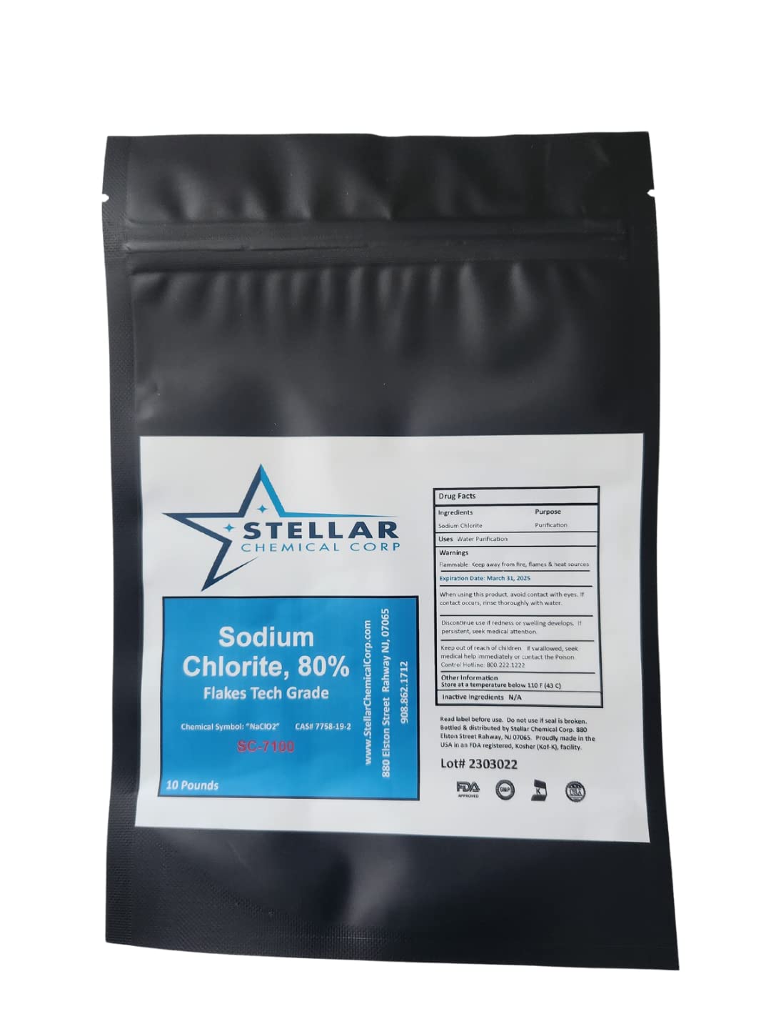 Sodium Chlorite 80% Flakes Tech Grade for Effective Cleaning