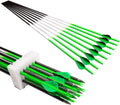 Archery Carbon Arrows 12PCS 28-30 in 300-400 Spine - Practice
