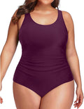 Plus Size One Piece Swimsuit for Women - Athletic Tummy Control