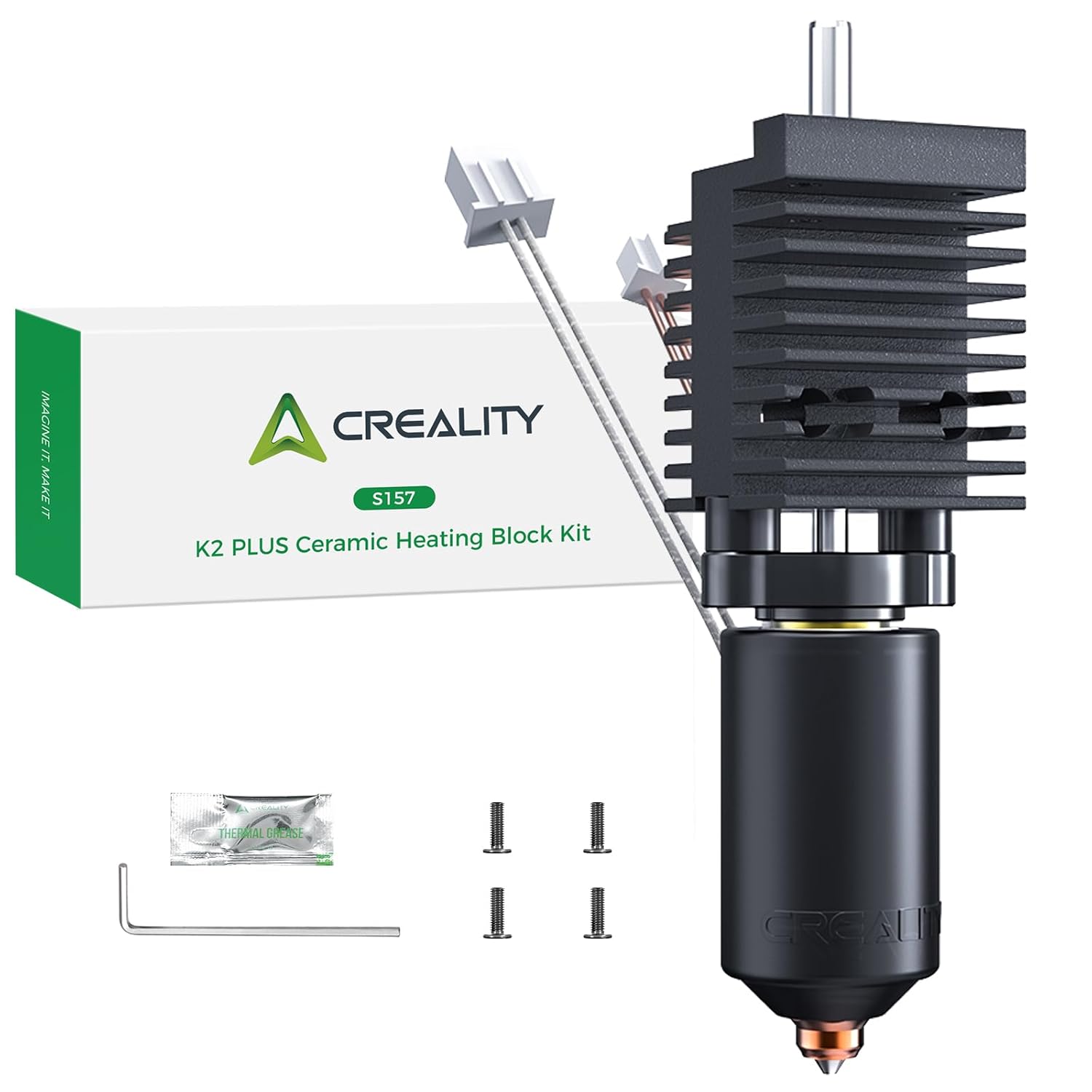 Creality K2 Plus Ceramic Heating Block Kit for Hotend Upgrades