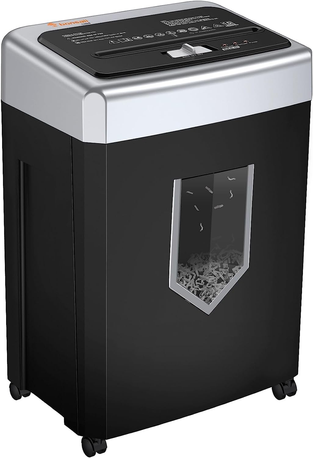 Bonsaii 15-Sheet Heavy Duty Paper Shredder for Home Office