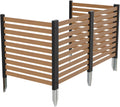 Vinyl Air Conditioner Fence 42in x 42in (4-Pack) - Privacy Panels