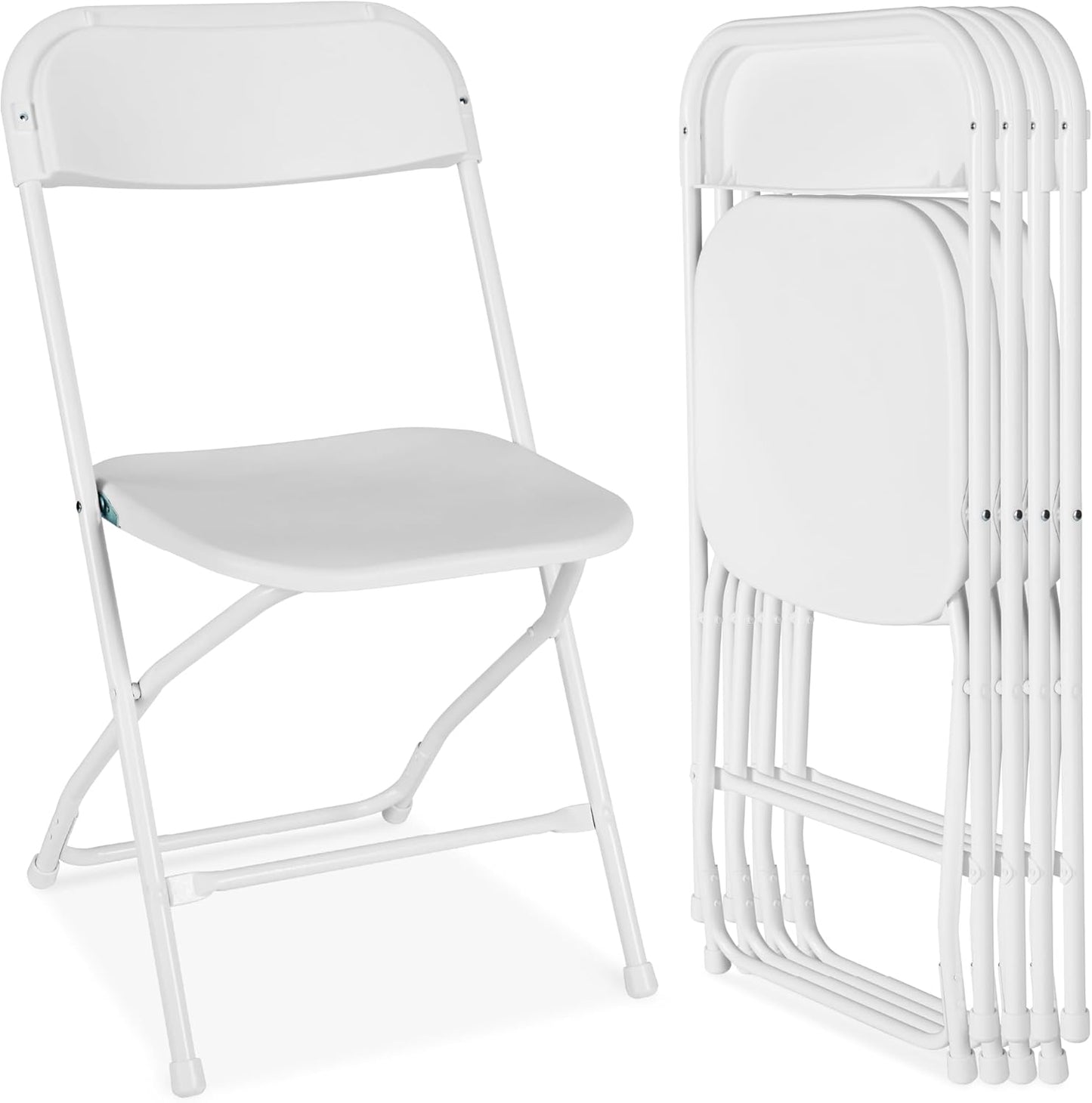 Portable Folding Chairs - Outdoor Seating, 350lb Capacity