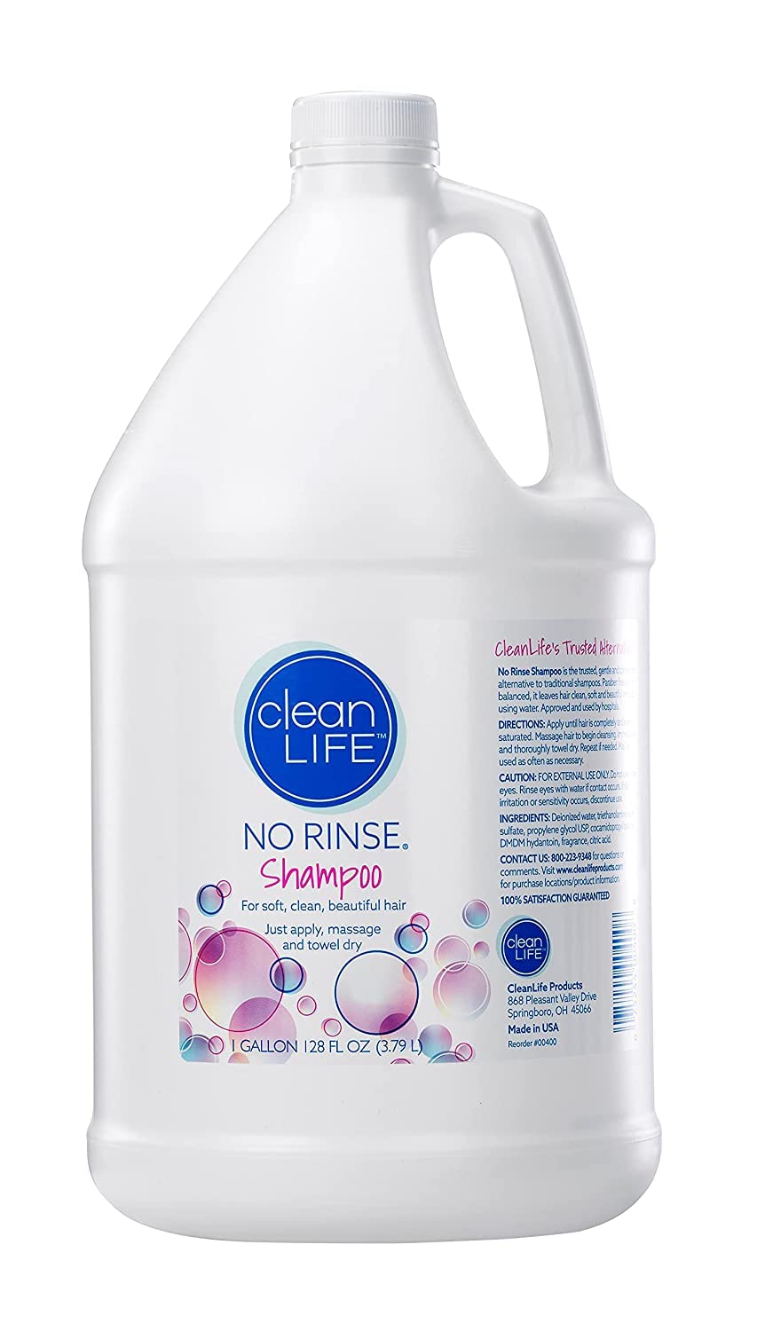 No-Rinse Shampoo for Fresh, Clean Hair Without Water Access