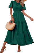 Bohemian Floral Maxi Dress for Women - Summer Casual Style