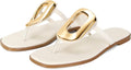 Flip-Flops for Women Thong Sandals Flat Black Slip on (Style FLMG)