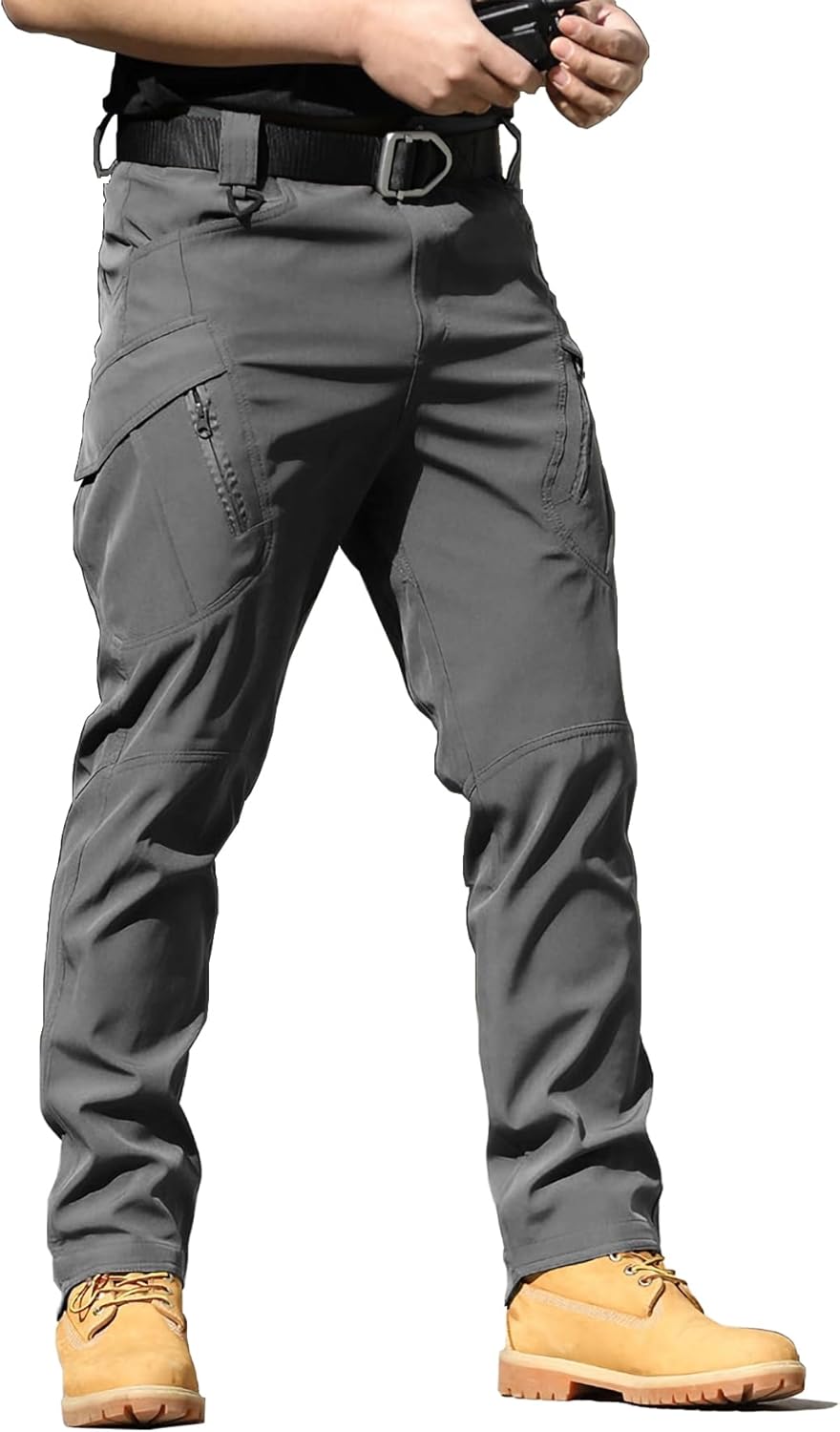Men's Tactical Cargo Pants Lightweight Water Resistant Hiking Gear