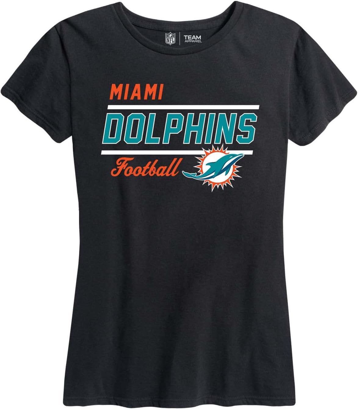 Miami Dolphins Women's Relaxed Fit T-Shirt for Game Day Style