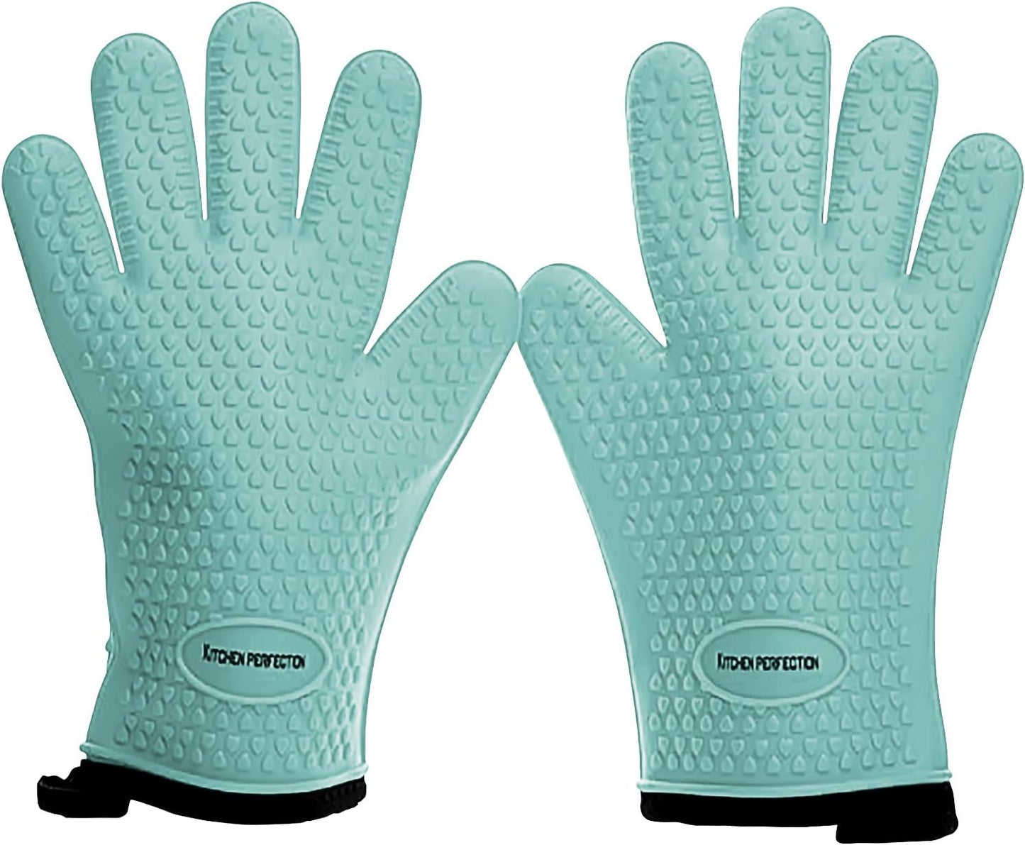 KITCHEN PERFECTION XL Silicone Smoker Oven Gloves for BBQ Lovers