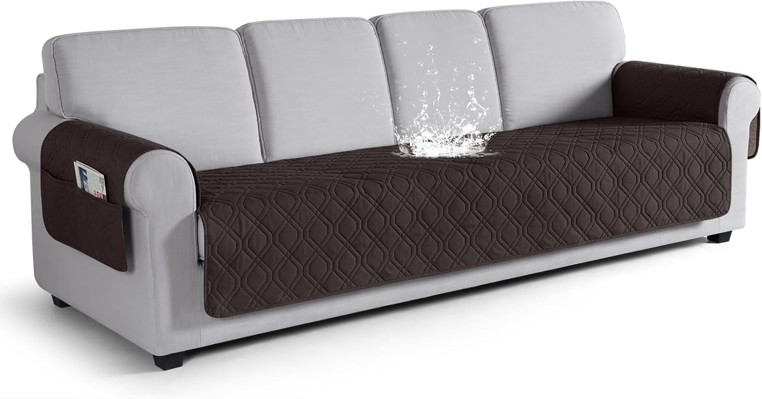 VANSOFY Waterproof Couch Cover for Oversized Sofa Protection