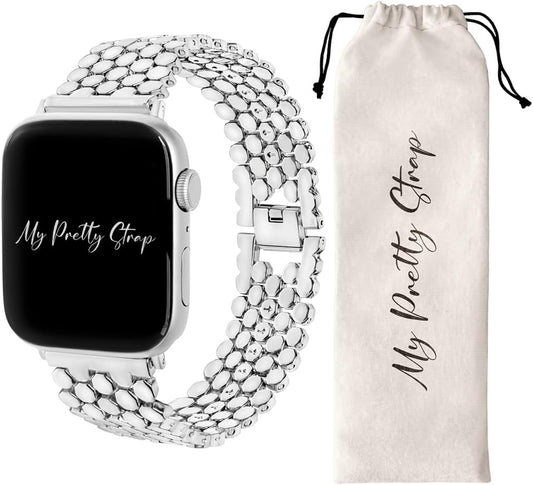 Stylish Gold Stainless Steel Band for Apple Watch