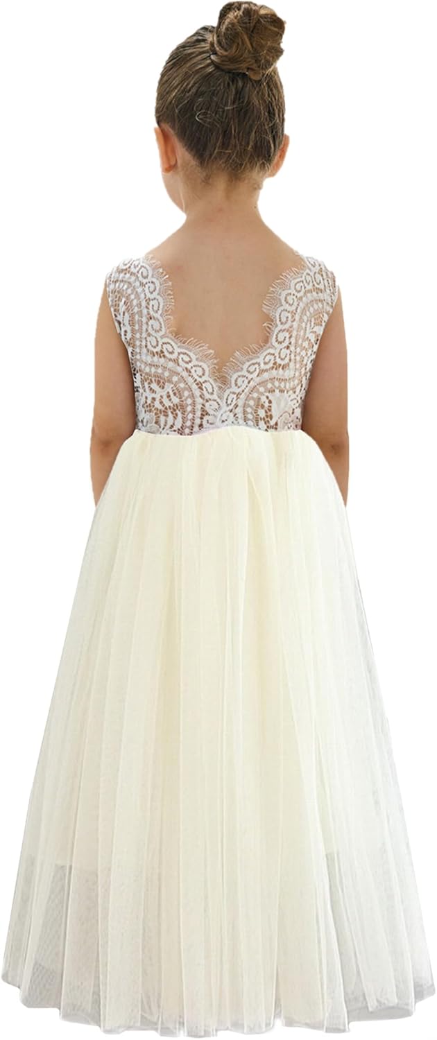 2Bunnies Girl Peony Lace Back A-Line Tutu Tulle Dress Review
