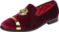 ELANROMAN Men's Chic Velvet Loafers for Formal Occasions