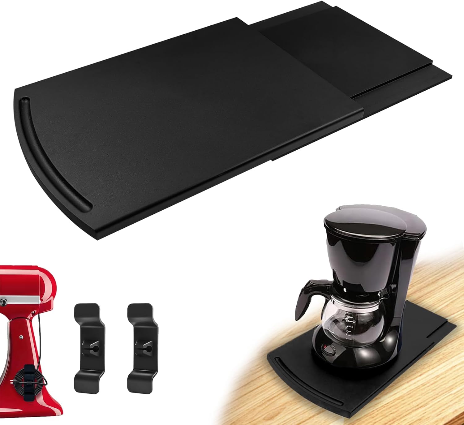 Organize Countertop Chaos with Sliding Tray Caddy
