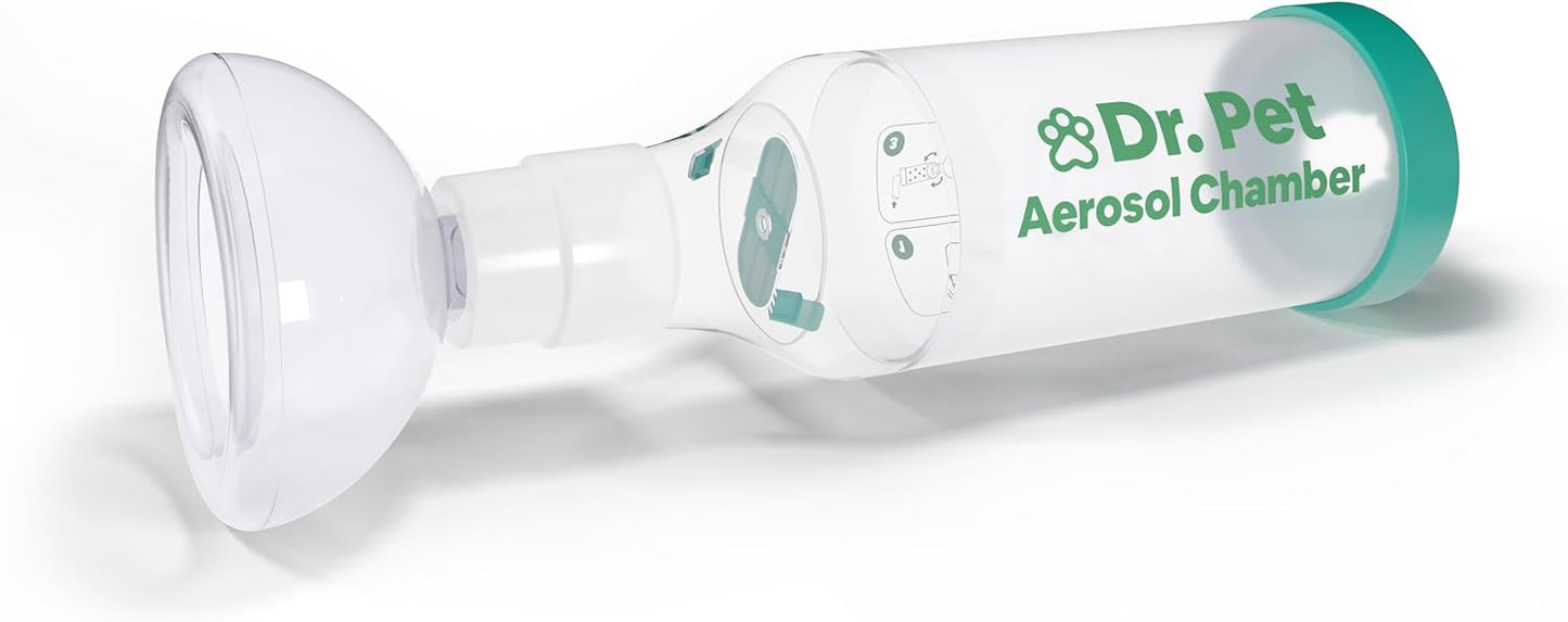 Dog Aerosol Chamber with 3 Masks for Canine Inhalation Support