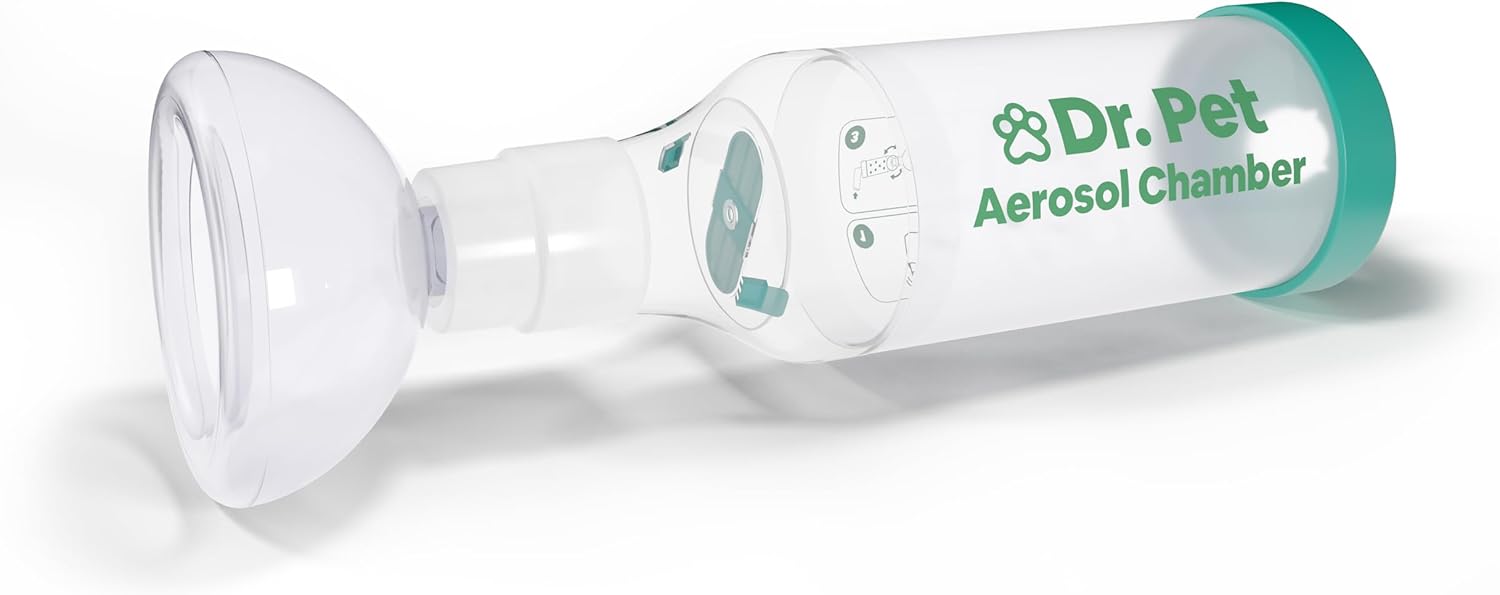 Dog Aerosol Chamber with 3 Masks for Canine Inhalation Support