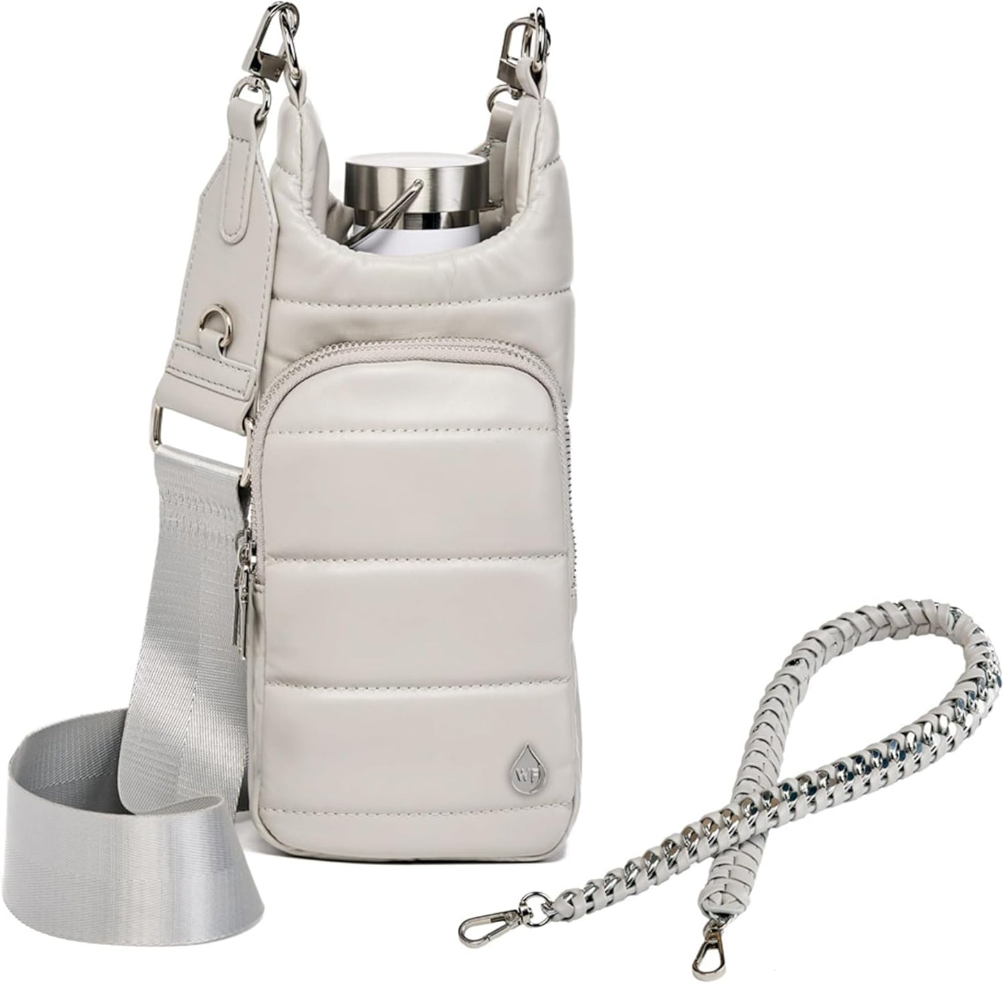 WanderFull HydroBag Luxury Vegan Leather Water Bottle Holder